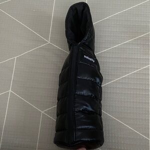 Free with purchase over $10- Sainity Black Puffer Jacket for Wine Bottle